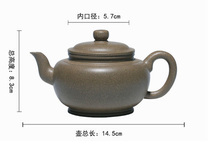 260cc chinese Yixing Handmade Zisha teapot QingDuan clay GongDeng Gongfu Tea Pot