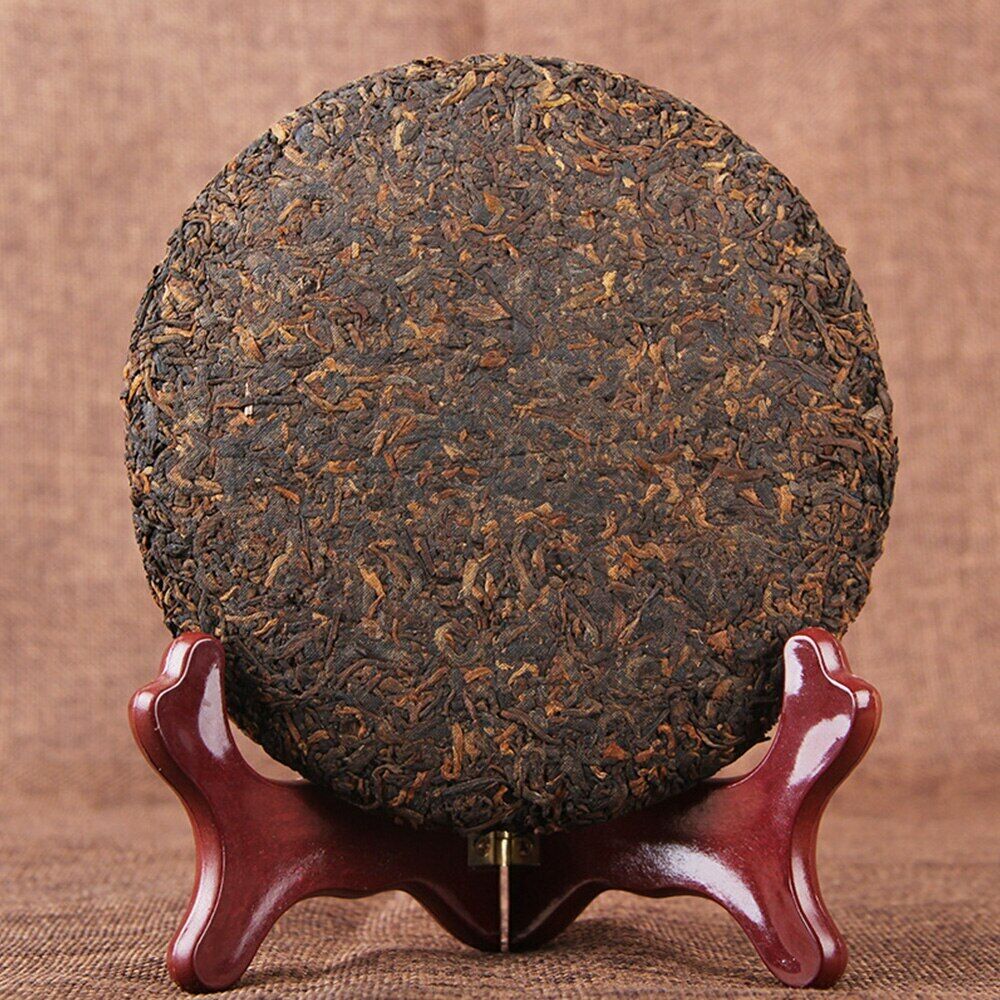 2020 Yunnan Menghai Big Tree Shu Pu-erh Tea Palace Gold Cake Ripe Puer Tea 200g