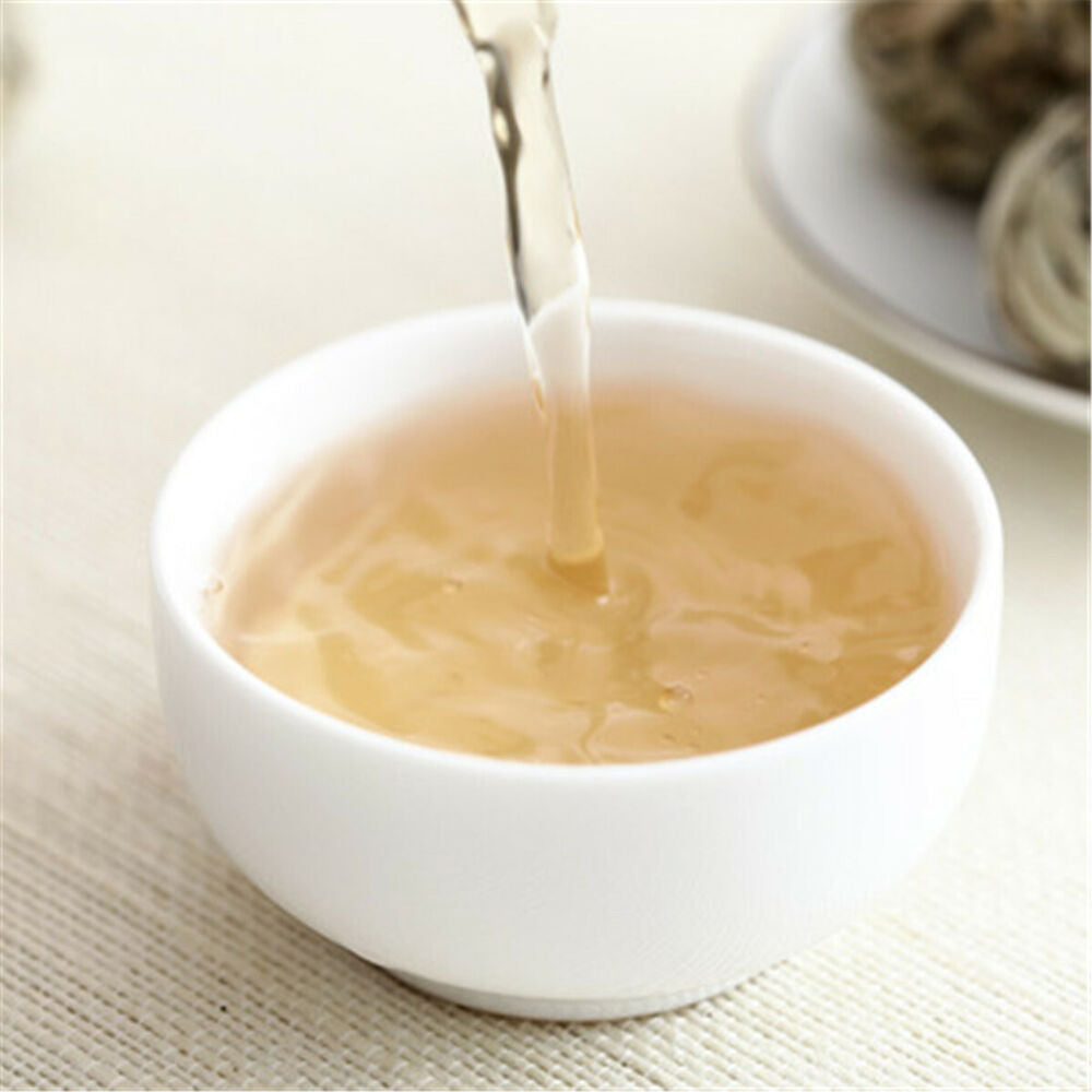 Molded Handmade White Tea Bai Hao Yin Zhen Silver Needle Compressed Tea Ball-