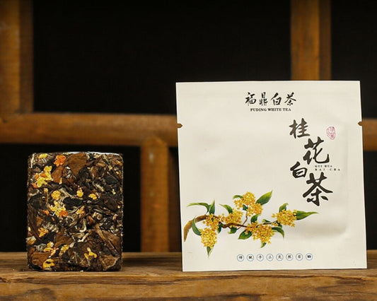 Premium FuJian ShouMei White Tea Osmanthus white tea Loose Leaf tea