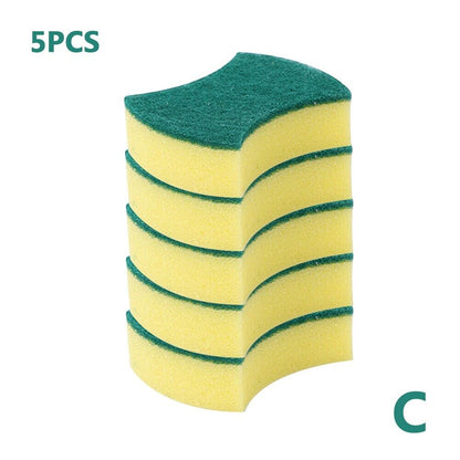 5 Pack Heavy Duty Scrub Sponges Washing Dishes Cleaning Kitchen Dish Sponge NEW