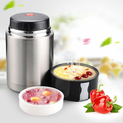 Thermos Lunch Box 800ML/1000ML/1200ML Portable Stainless Steel Food Containers