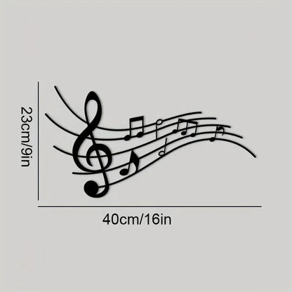 Musical Notes Sign Metal Music Wall Decor Modern Beautiful Music Notes Wall Deco