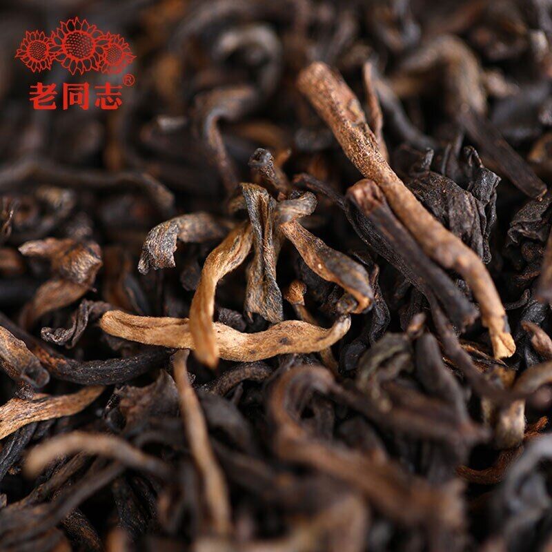Pu-erh Tea Old Comrade Third-level bulk tea Ripe Pu'er Tea 500g