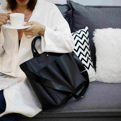 Leather Laptop Bag Handbags Women Shoulder Bag Big Tote Ladies Crossbody Bags