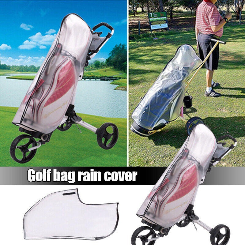 Golf Bag Waterproof Cover PVC Transparent Golf Rain Cover Dust Cover New