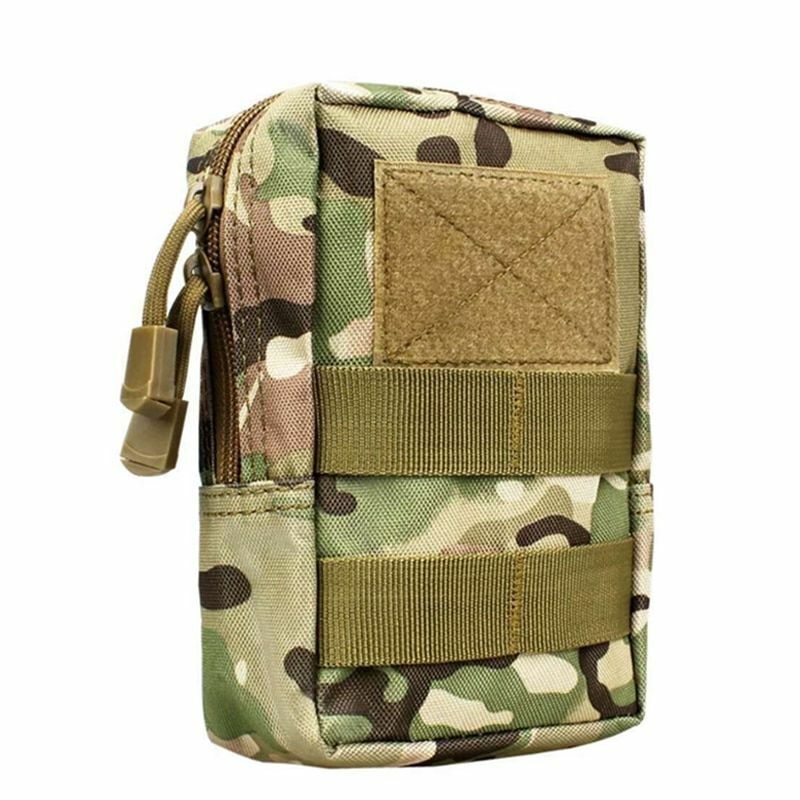 Multifunctional 1000D Waist Bag Outdoor Tool Zipper Pack Accessories Belt Pouch