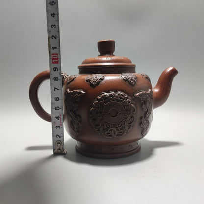 Vintage Chinese Yixing Purple Clay Teapot Zisha Ceremony Fashion Gift Teaware