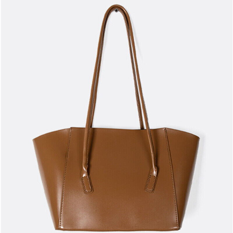 Faux Leather Women's Elegant Tote Handbags Bucket Large Capacity Son-mother Bag