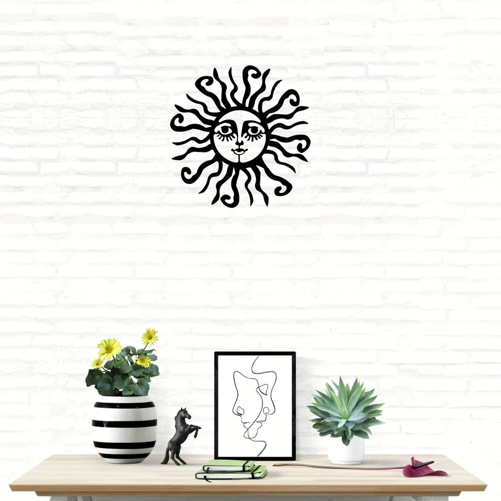 Elegant Sun Face Wall Art - Add a Touch Home Decor Hanging Wall Art