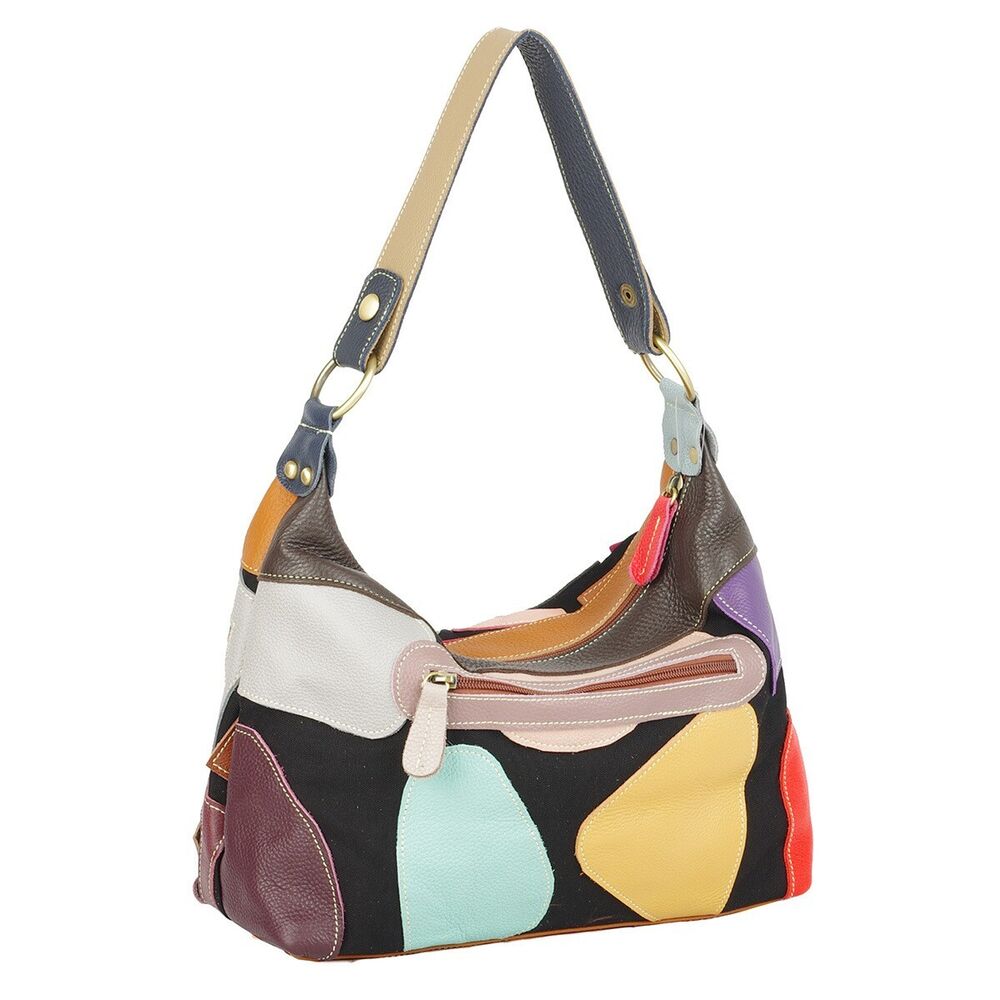 Genuine Leather Women's Multi-color (random) Handbag Satchel Tote Shoulder Bags