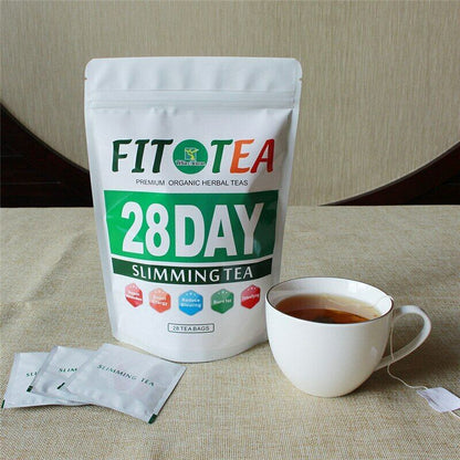 Fu Bu Jian Fei Cha 28 天排毒茶袋装脂肪燃烧减肥茶腹部减肥茶 脂肪燃燒減肥茶Zhi Fang Ran Shao Jian Fei Cha