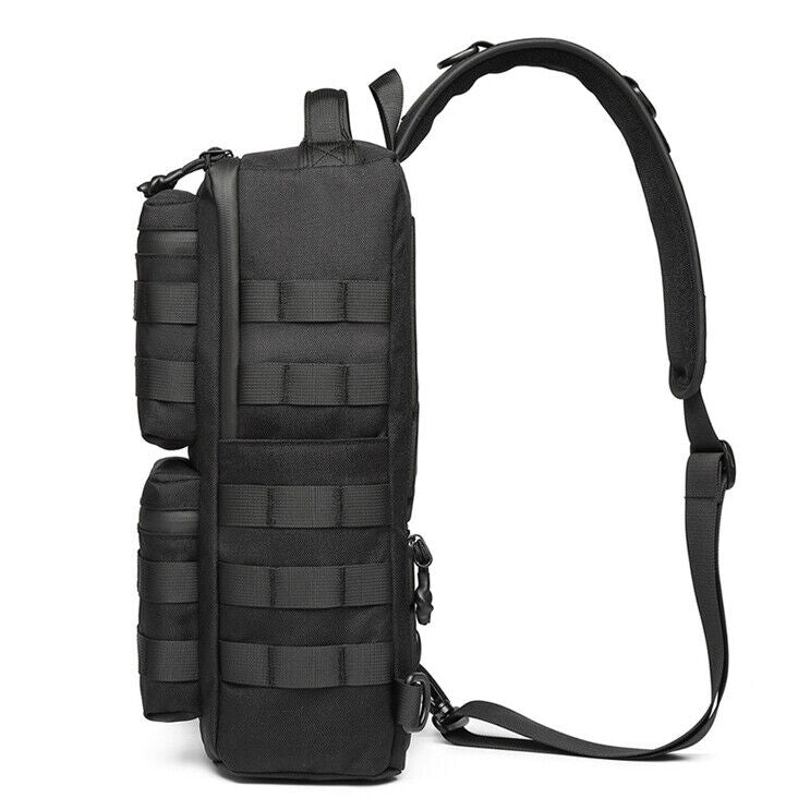 OZUKO Large Capacity Crossbody Bag Outdoor Tactical Waterproof BagSling Backpack