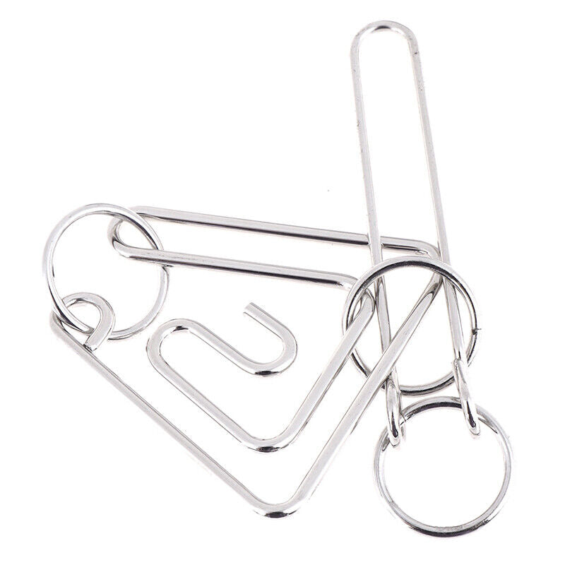 Classic Challenging Metal Wire Puzzle Brain Teaser Game for Adults Kids-ca