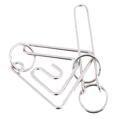 Classic Challenging Metal Wire Puzzle Brain Teaser Game for Adults Kids-ca