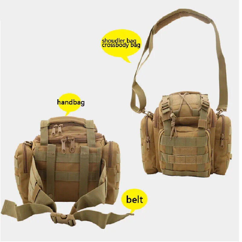 Military Tactical Backpack Waist Pack Waist Bag Camping Hiking Chest Bag