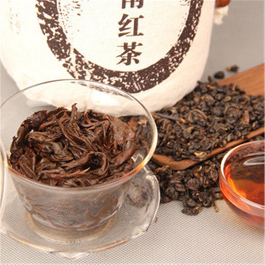 1000g Dianhong Tea Kunming Crested Early Spring Honey Rhyme Gold Fresh Black Tea