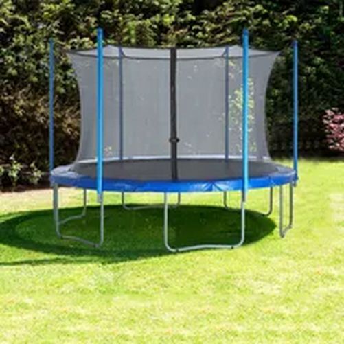 6/10/12/14 Feet 6/8 Poles Trampoline Net Nylon For Children Jumping Pad Safety