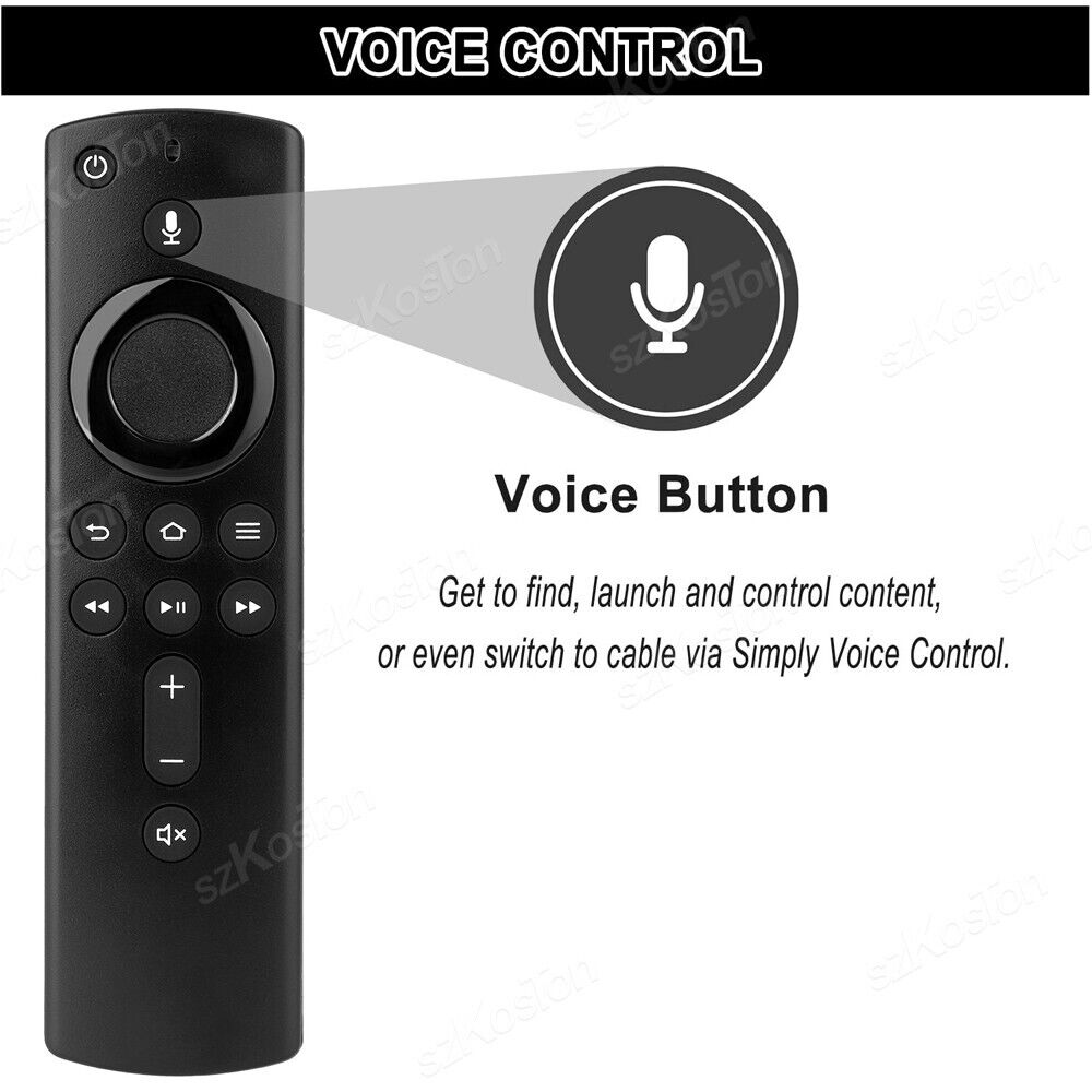 Fire TV Remote with Alexa Voice Remote (2nd Gen) Fit for Fire TV Stick (3rd Gen)