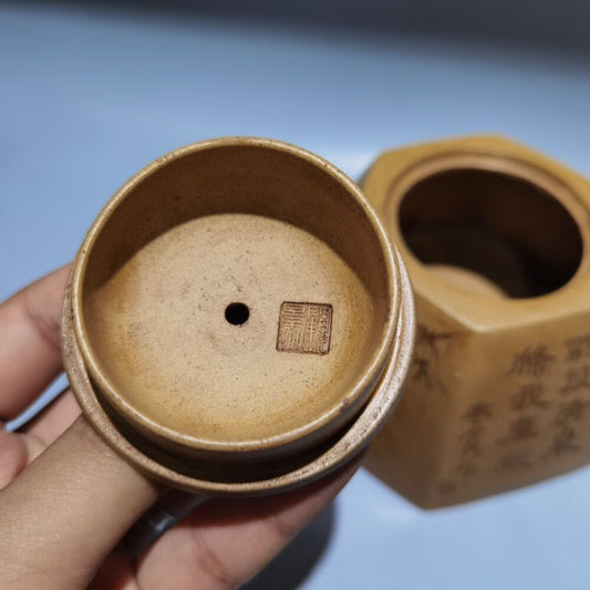 vintage chinese yixing purple clay teapot zisha ceramic bamboo plum blossom art