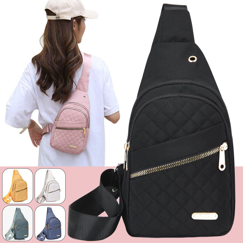 Women Cross Body Antitheft Pouch Small Sling Backpack Chest Bag Shoulder Bag