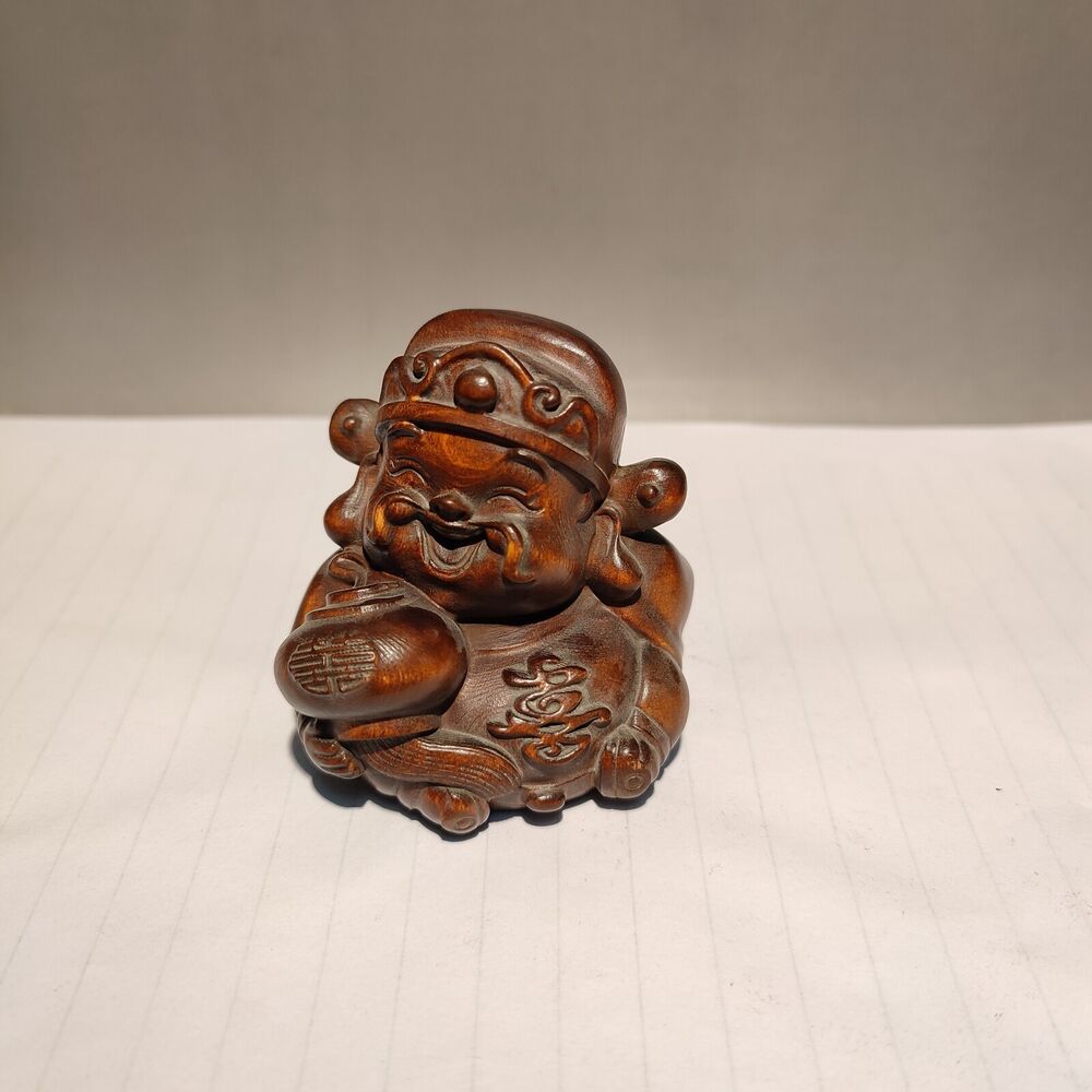 buddha home decor living room sculptures wood carved figures gift wooden statue
