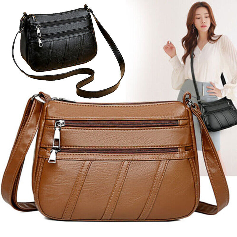 Women PU Leather Crossbody BagsTote Bags Shoulder Bag Travel Bags Large Capacity