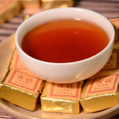 Yunnan Jindian small square brick black tea leaves glutinous fragrance brick tea