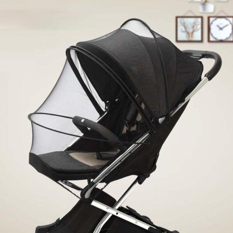 New Cat Dog Pet Jogging Stroller 4 Wheels Mosquito Net Protection Summer Mesh