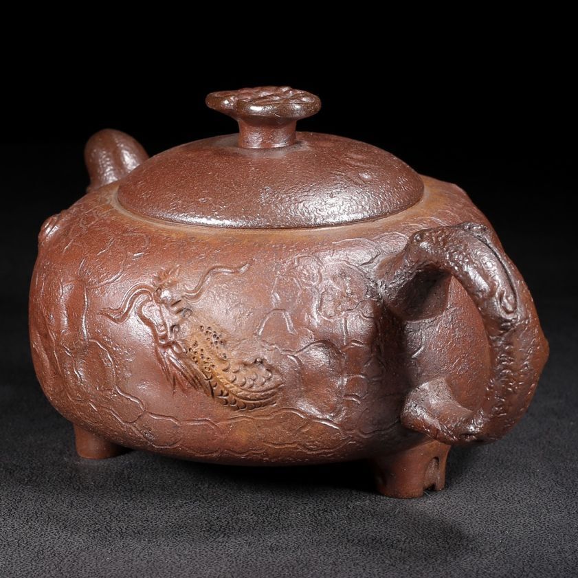 Vintage Chinese Yixing Purple Clay Teapot Zisha Ceremony Fashion Gift Teaware