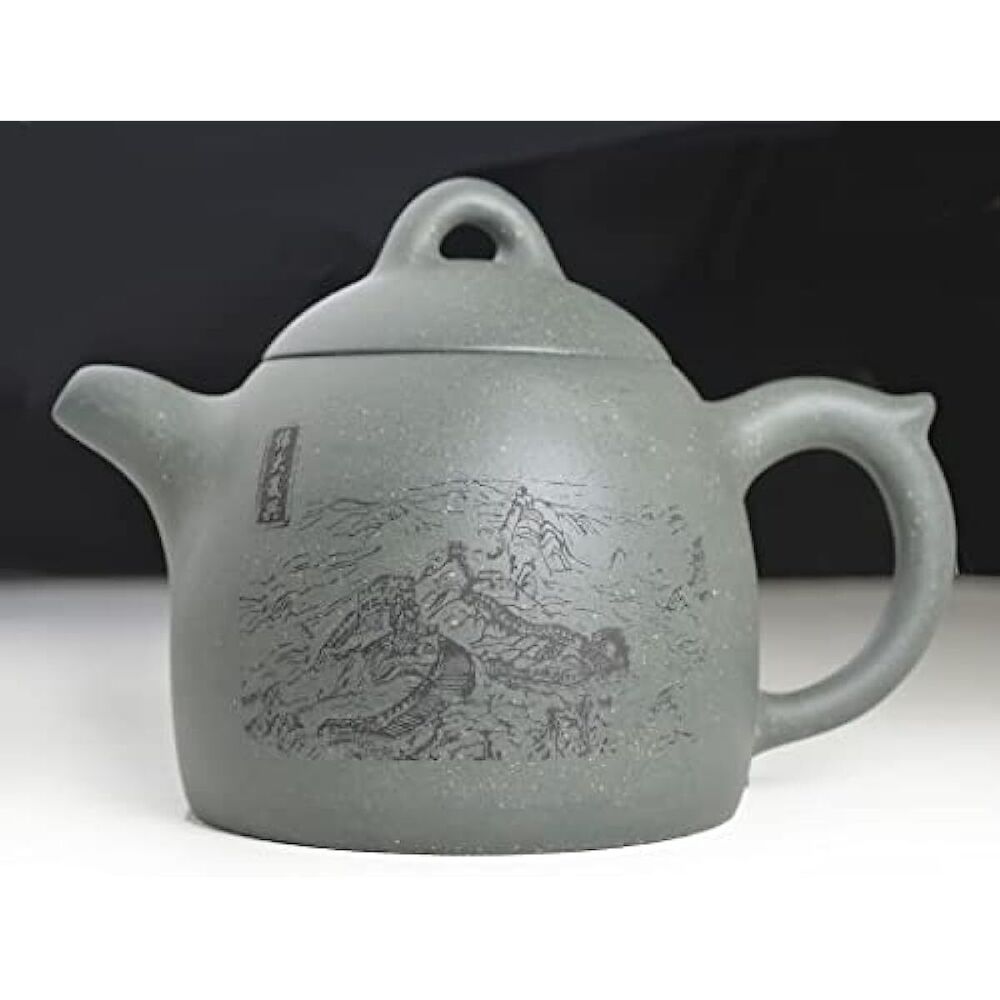 Teapot 7.8oz Chinese Yixing Clay Tianqing Genuine Zisha Tea Pots Qinquan style
