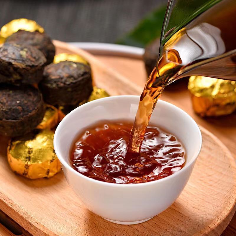 500g/Bag Tangerine Peel/Glutinous Rice Fragrant Cooked Puerh Tea Pu'er Ripe Tea