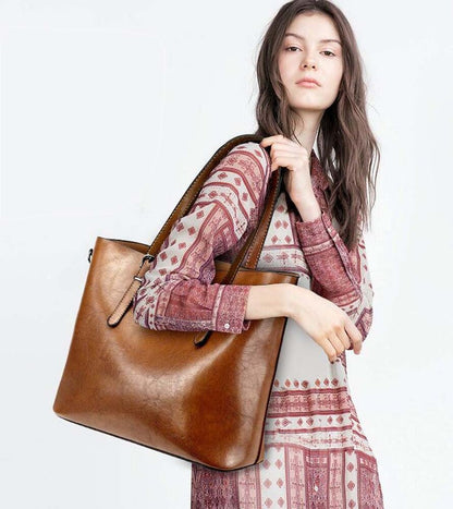 Ladies Fashion Leather Handbags Pouch Tote Shoulder Messenger Bags Purse Handbag