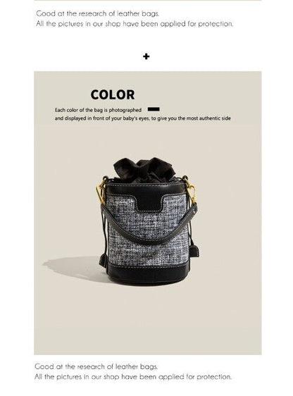 England Bag Women Blogger Bucket Autumn Winter Messenger Shoulder Bag