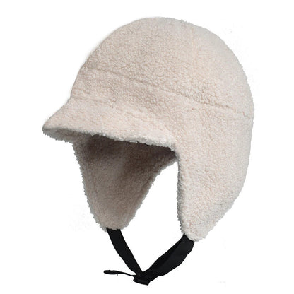 Men Winter Hats W/ Visor Outdoor Fleece Warm Windproof Earflap Skull Cap Trapper