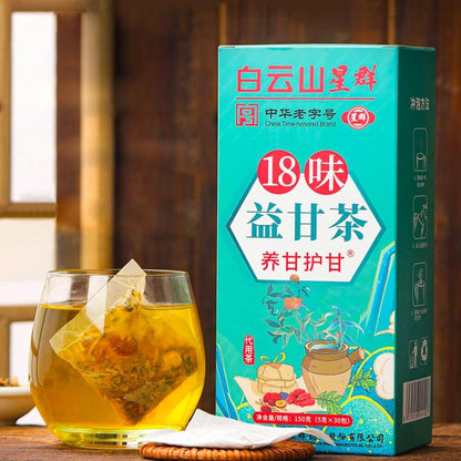 18 Flavors China Daily Liver Nourishing Tea Liver Care Tea Liver Detox Tea 150g