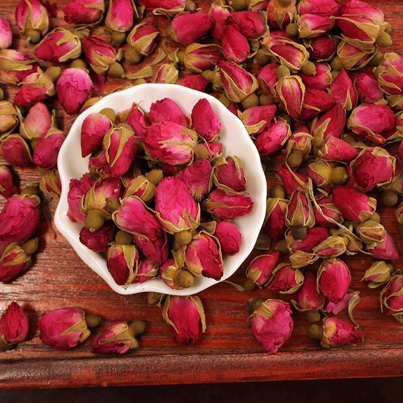 Red Rose Bud Tea,Aroma Dry flower,Bloom Cherry Floral Herbal tee Loose tea