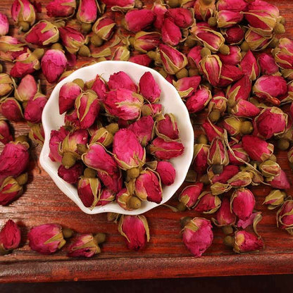 Red Rose Bud Tea,Aroma Dry flower,Bloom Cherry Floral Herbal tee Loose tea