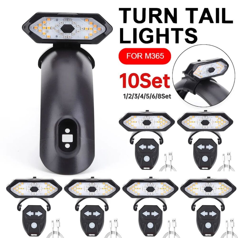 Smart Electric Scooter Turn Signal Lamp For Xiaomi M365 Pro Mi4 Usb Rechargeable