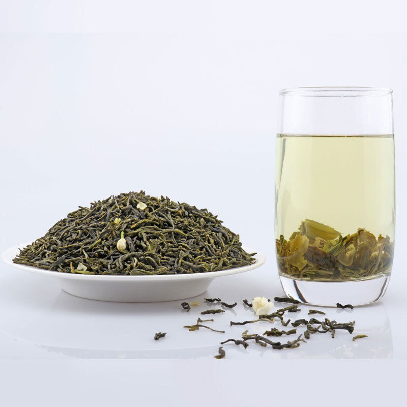 Jasmine Tea Strongly scented jasmine tea Herbal Tea Canned New Green Tea 125g