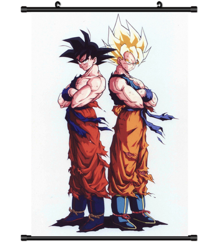 Hot Japan Anime Dragon Ball Z Goku Home Decor Canvas Poster Wall Scroll