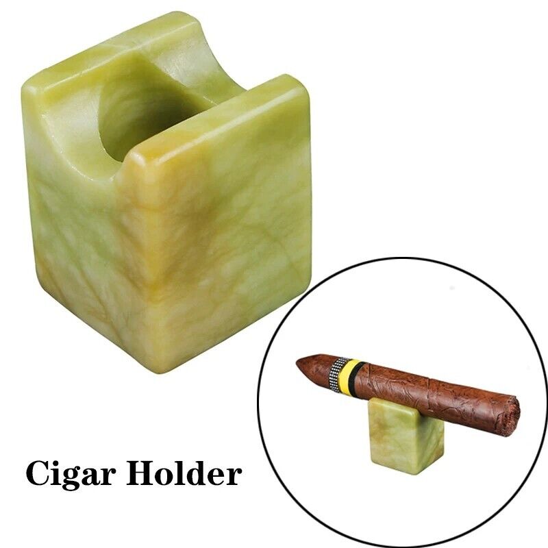 Cigar Ashtrays Holder Stone Stand Jade Rack Smoking Tobbacco Accessories 30x40mm