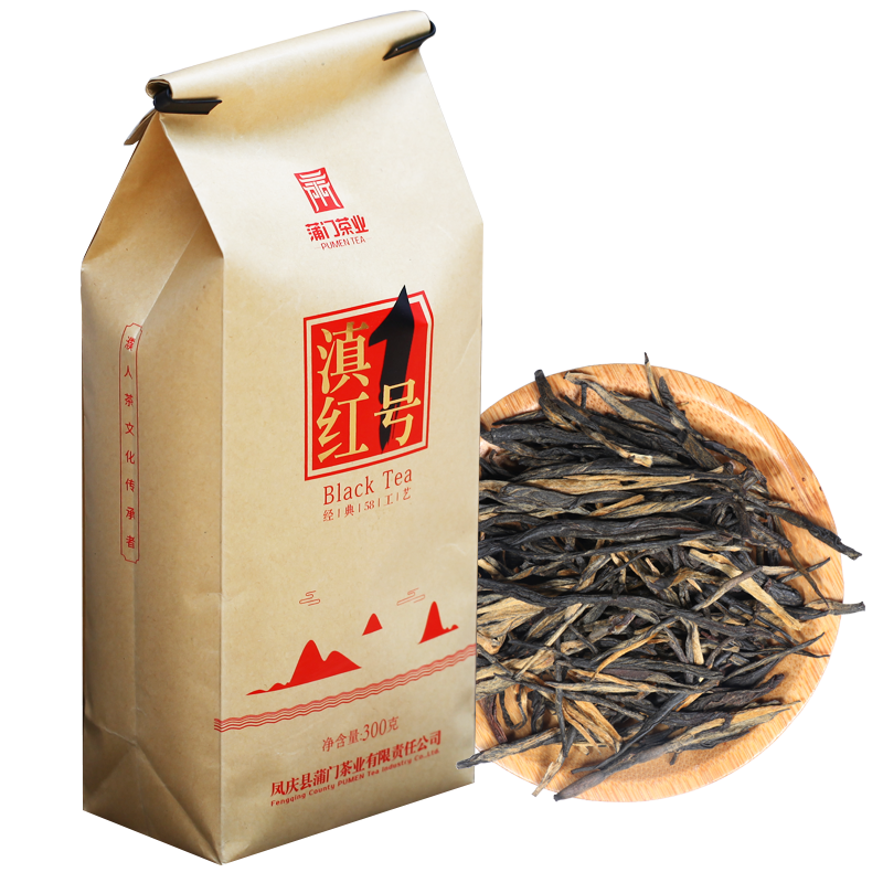 DIAN HONG NO.1 Red Tea * PUMEN Tea Fengqing Dianhong Black Tea Dian Hong 58 300g