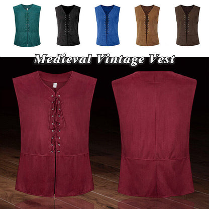 Steampunk s Plus Size Mens Carnval Medieval Renaissance Gothic Pirate Vest