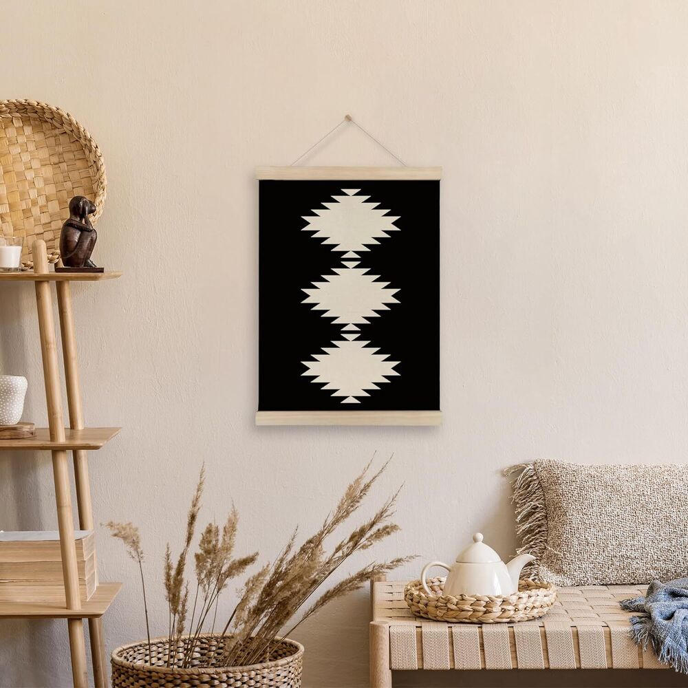 Aztec Poster Wall Art Hanger Frame Wooden Frames Hanging Home Office 12x16