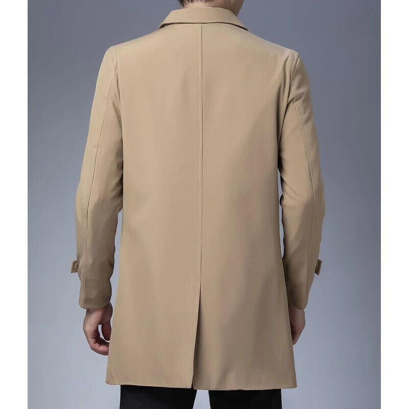 Business Coats Men Long Mens Jacket Windbreaker Clothes Men