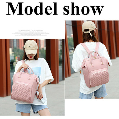 New Women's Mummy Nappy Diaper Bag Large Capacity Baby Travel Backpack Tote Bag