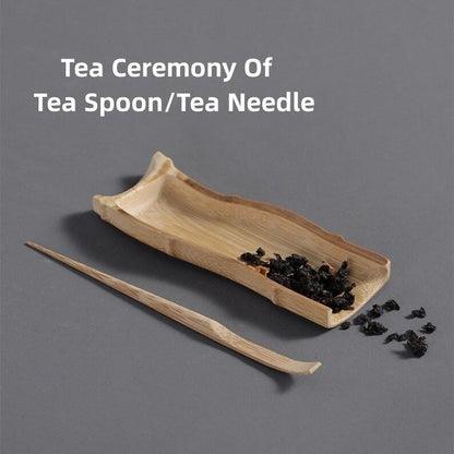 Natural Bamboo Tea Spoon Tea Needle Tea Ceremony Set|Bamboo Tea Accessories
