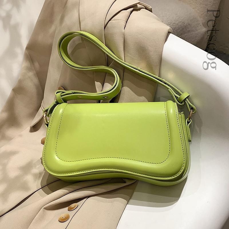 Luxury Synthetic Leather Shoulder Crossbody Bag Underarm Purse Handbag 24*15*6CM