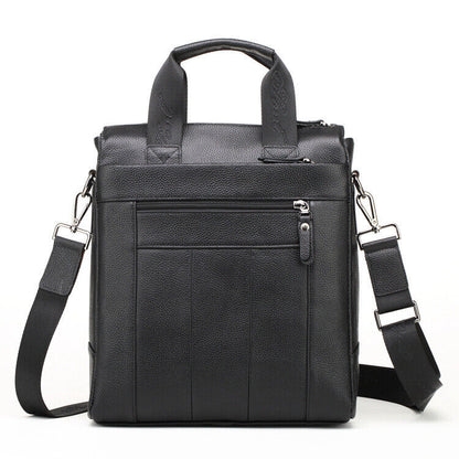 Men Genuine Leather Cross Body Messenger Shoulder Bag Briefcase Tote Handbag New